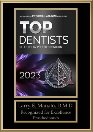 Dr. Manalo Best Dentist in Pittsburgh Award